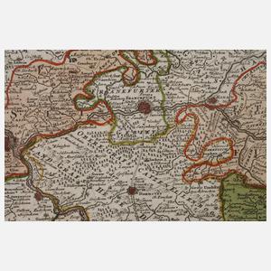 Johann Baptist Homann, Karte fränkischer Kreis-Mainz