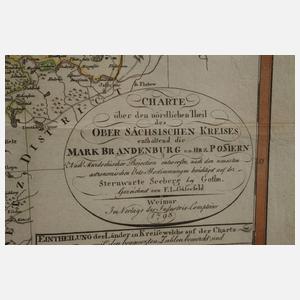 Franz Ludwig Güssefeld, Karte Brandenburg/Pommern