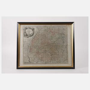 Matthäus Seutter, Karte Baden-Württemberg