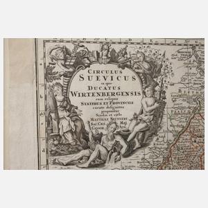 Matthäus Seutter, Karte Baden-Württemberg