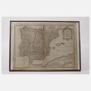 Tobias Conrad Lotter, Karte Iberische Halbinsel