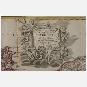 Johann Baptist Homann, Karte Mecklenburg-Vorpommern