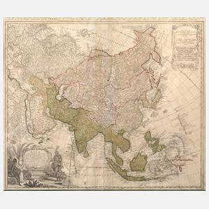 Johann Baptist Homann, Karte Asien