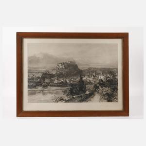 Theodor Alphons, Blick auf Salzburg
