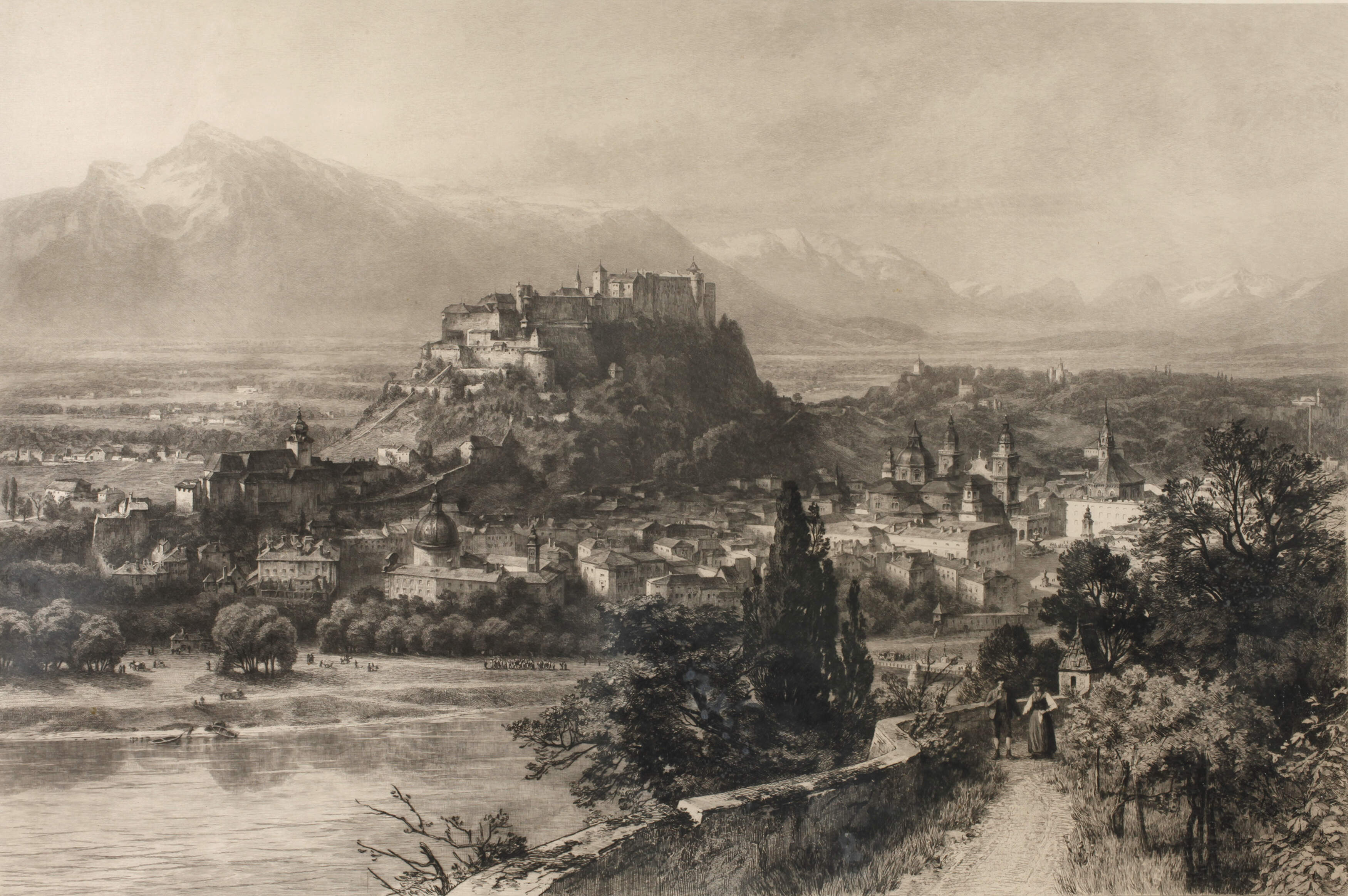 Theodor Alphons, Blick auf Salzburg