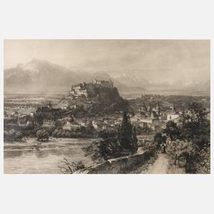 Theodor Alphons, Blick auf Salzburg