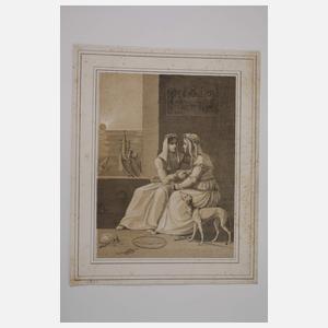 nach Franz Pforr, "Allegorie der Freundschaft"