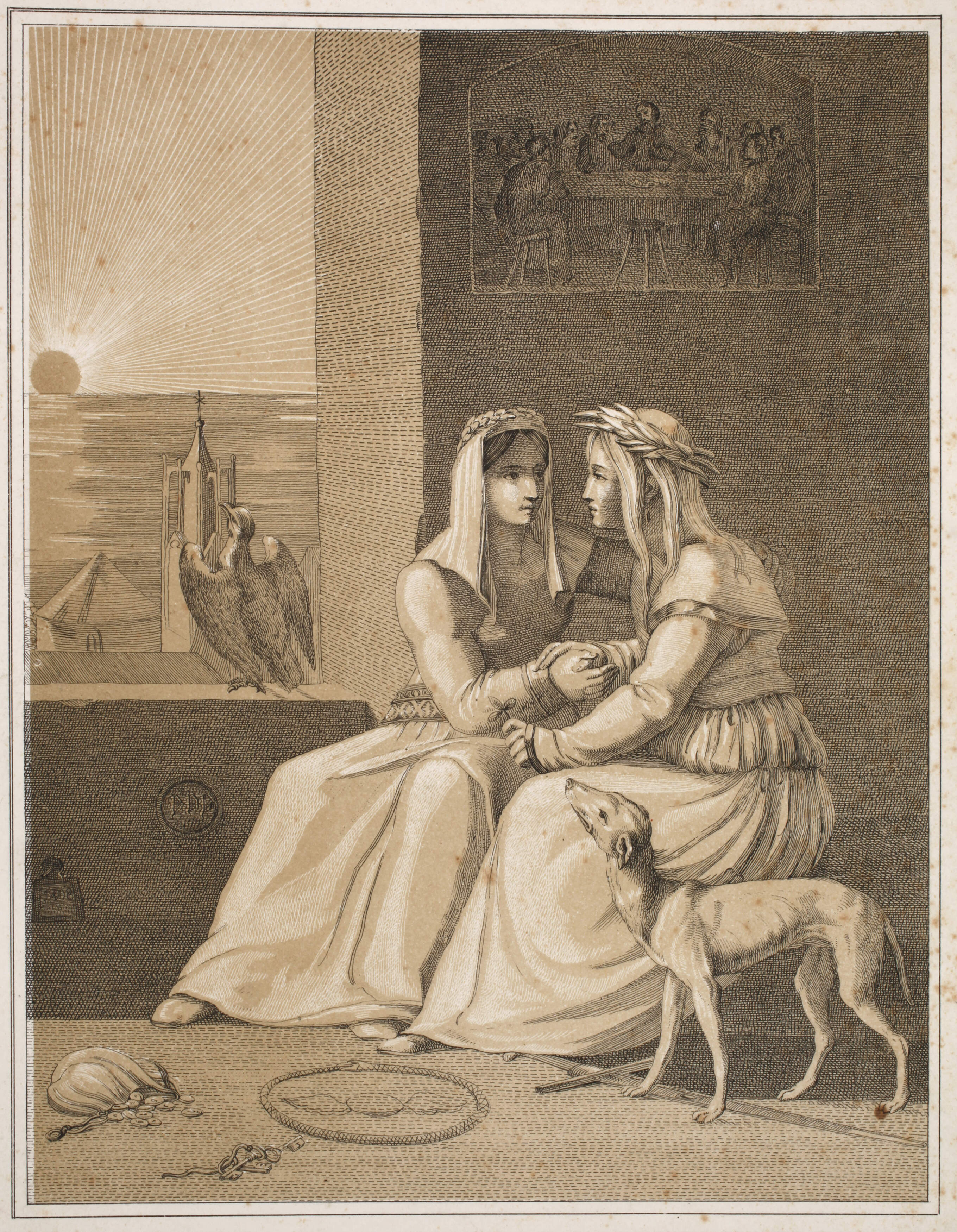 nach Franz Pforr, "Allegorie der Freundschaft"