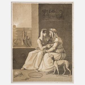 nach Franz Pforr, "Allegorie der Freundschaft"