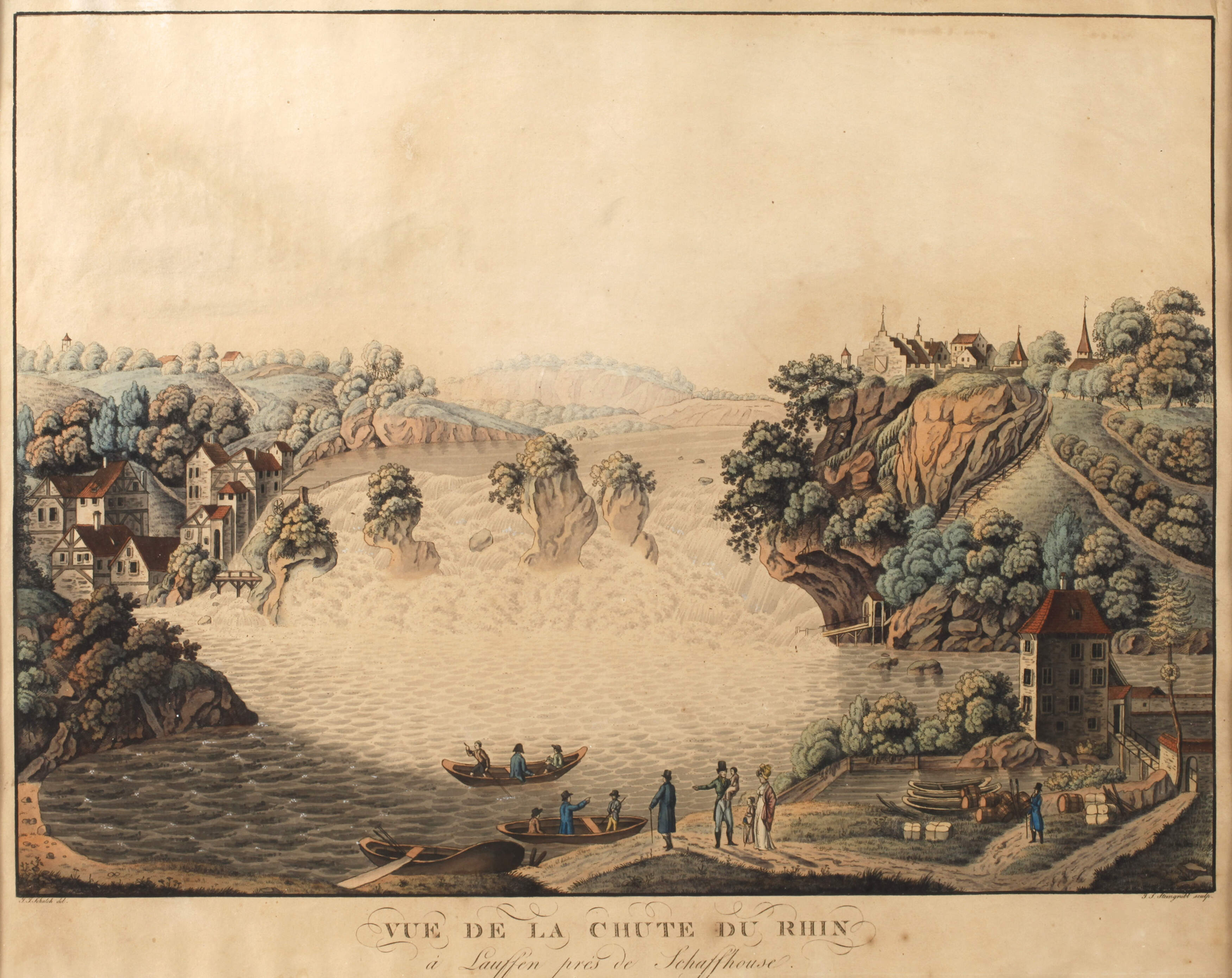 Joseph Steingrübl, Der Rheinfall von Schaffhausen