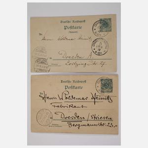 Heinrich Zille, Drei eigenhändige Postkarten