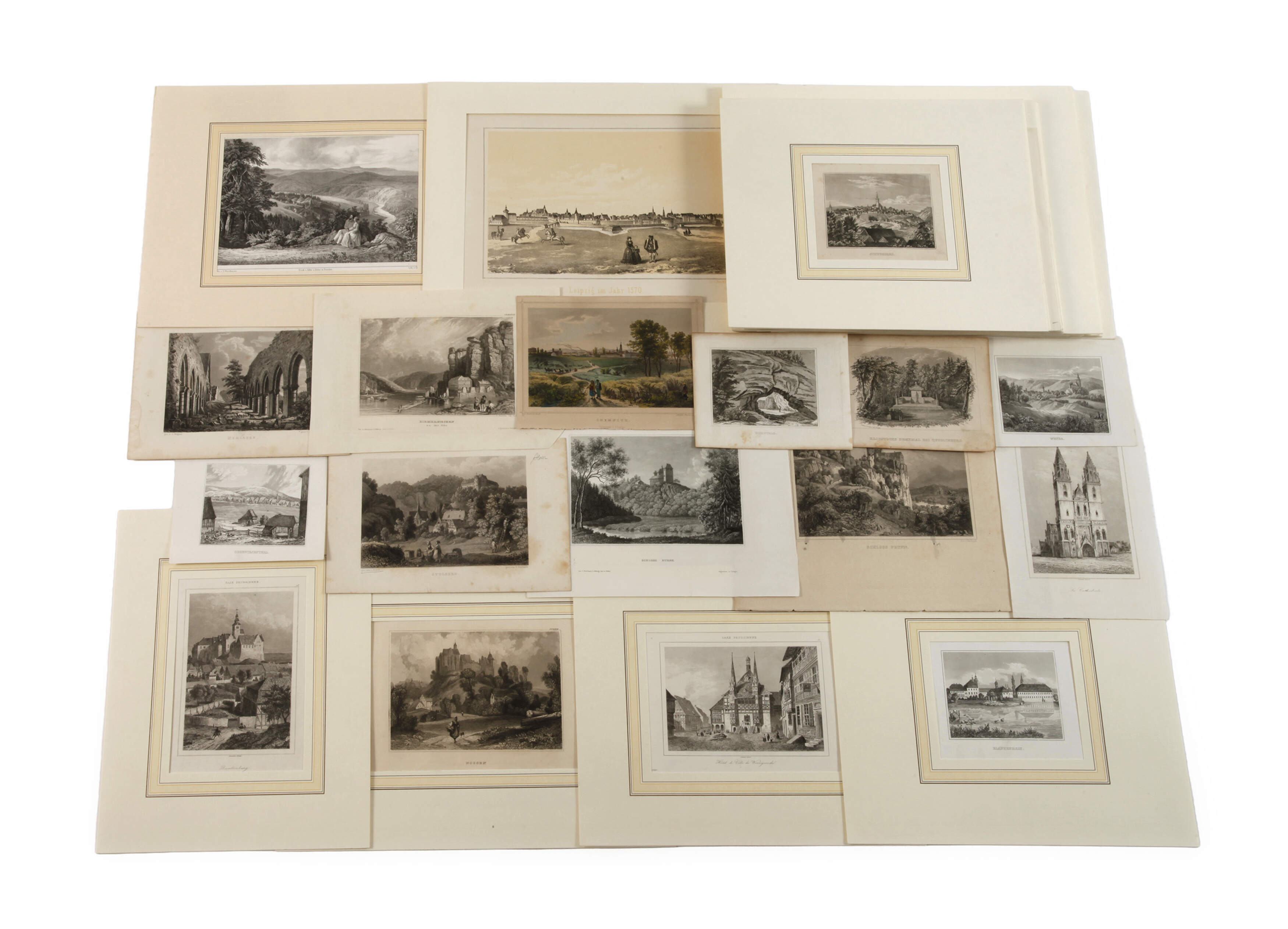 Konvolut Stadtansichten