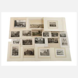 Konvolut Stadtansichten