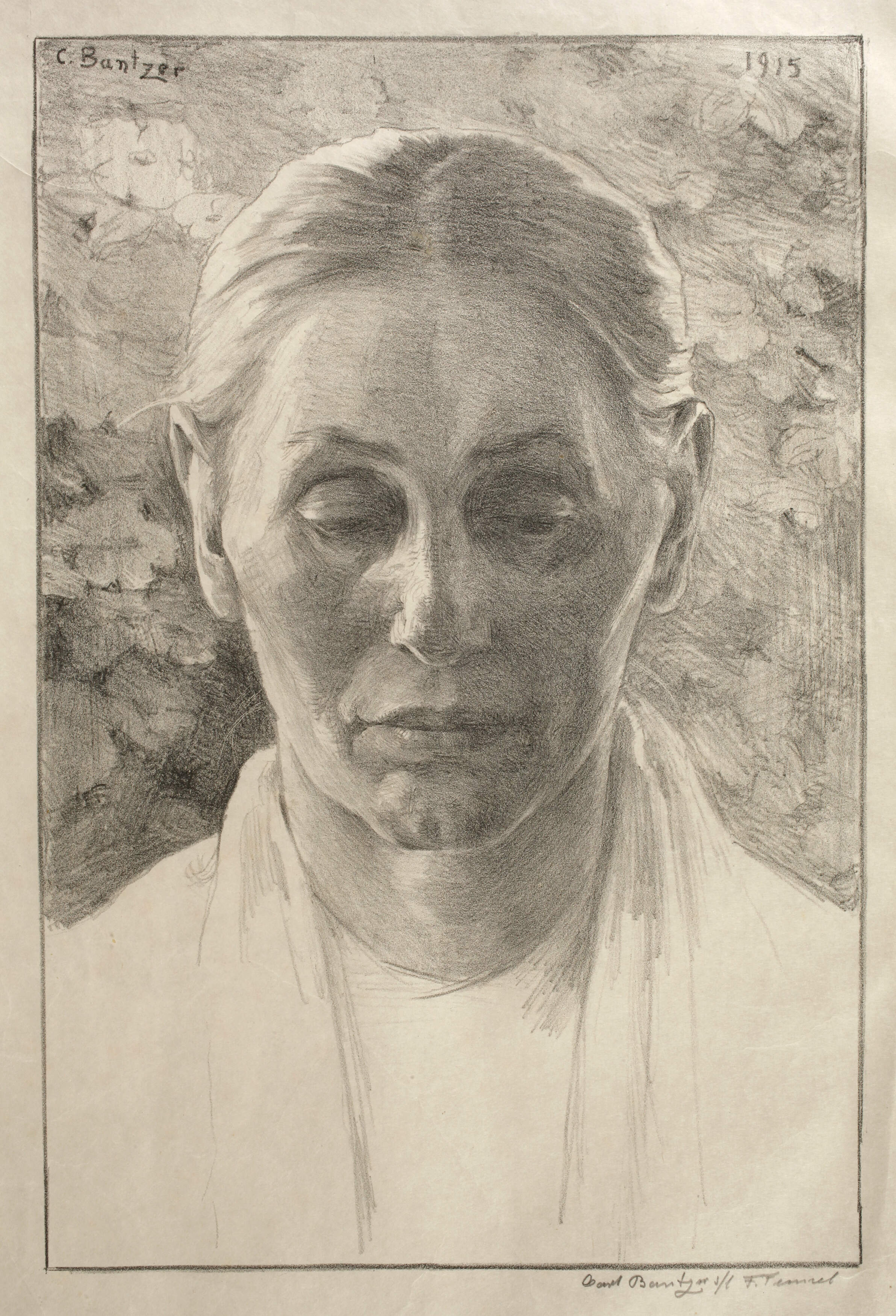 Carl Bantzer, Portrait Frau Seng