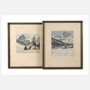 Hans Figura, Paar Winterlandschaften