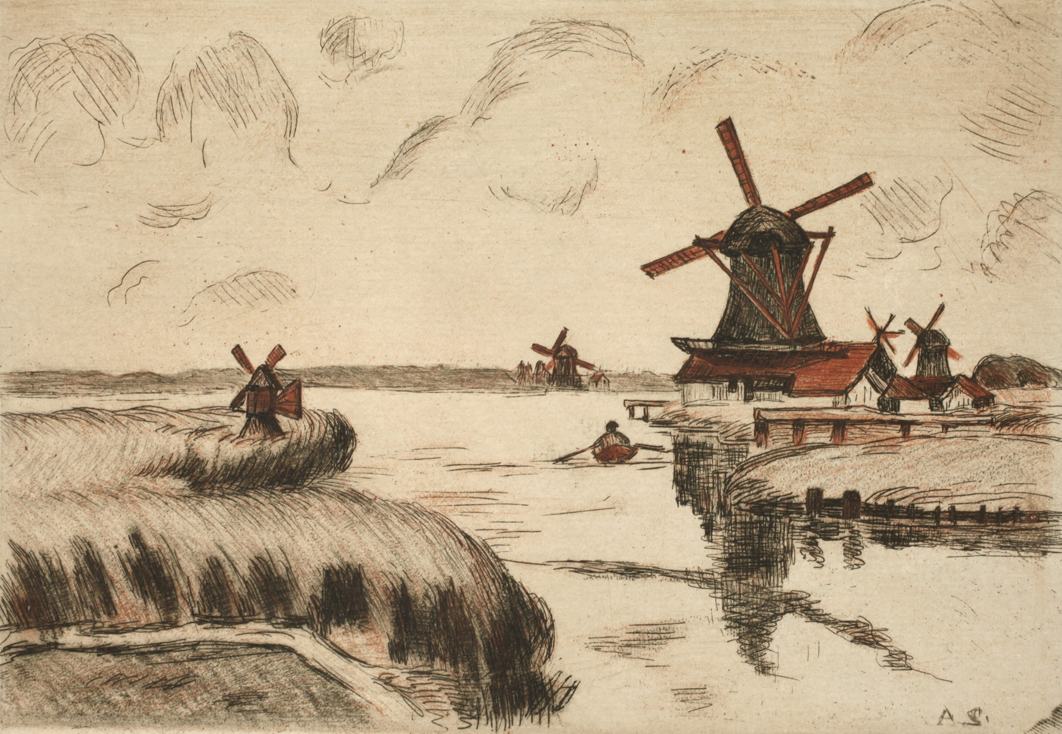 Armand Guillaumin, "Vue prise de Saardam"