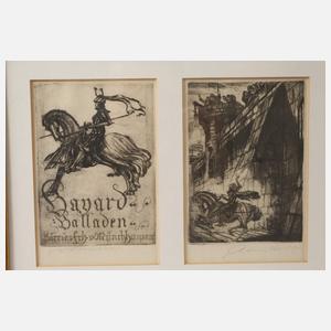 Alois Kolb, Zyklus zu "Bayard Balladenkranz"