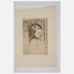 Pierre-Auguste Renoir, "Buste d'enfant "