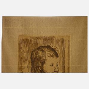 Pierre-Auguste Renoir, "Buste d'enfant "
