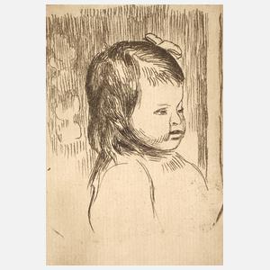 Pierre-Auguste Renoir, "Buste d'enfant "