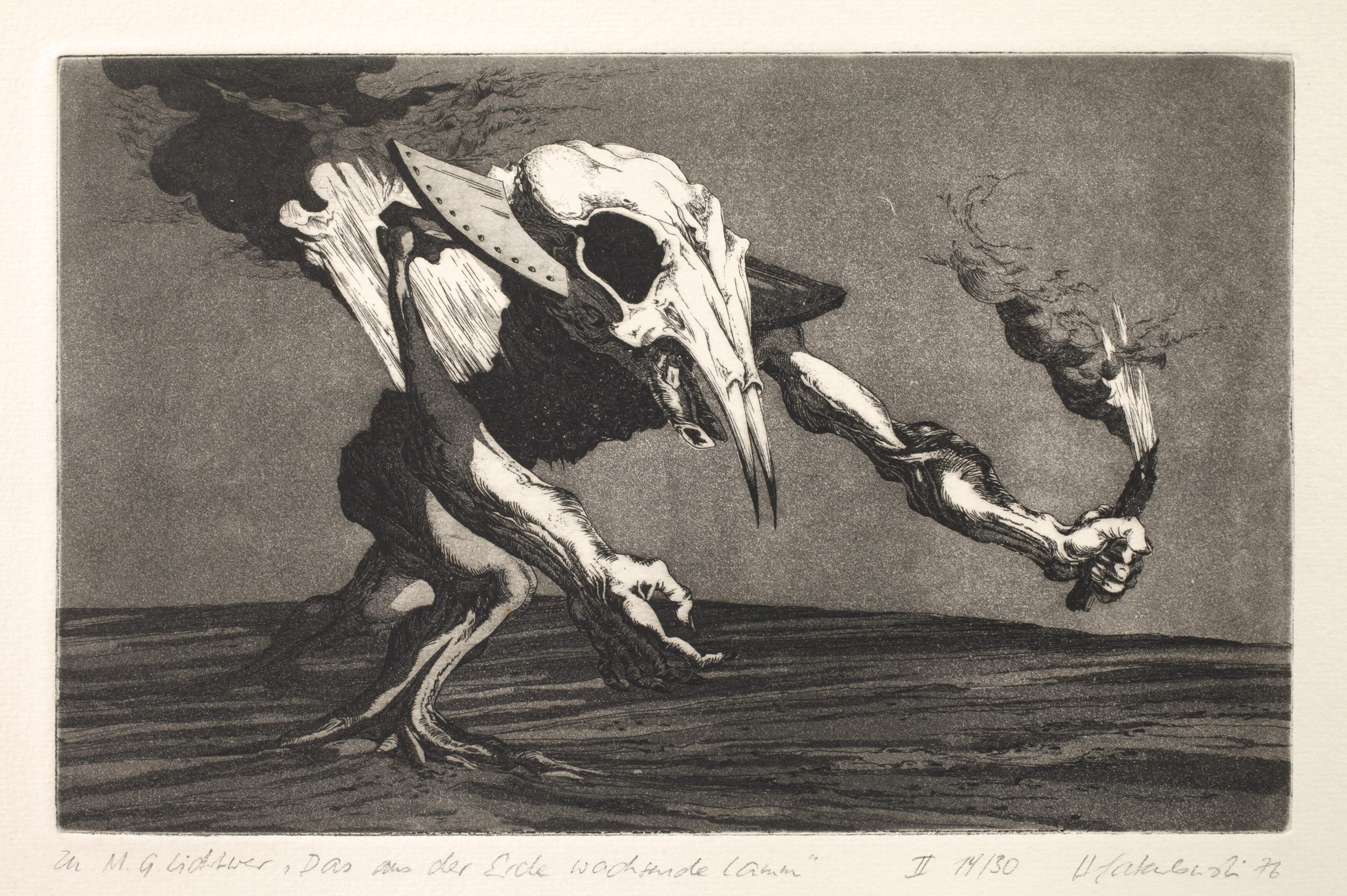 Horst Sakulowski, "Das aus der Erde wachsende Lamm"