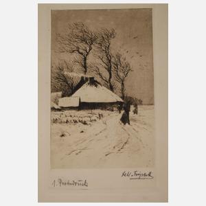 Georg Siehl-Freystett, Zeichnung und Radierung