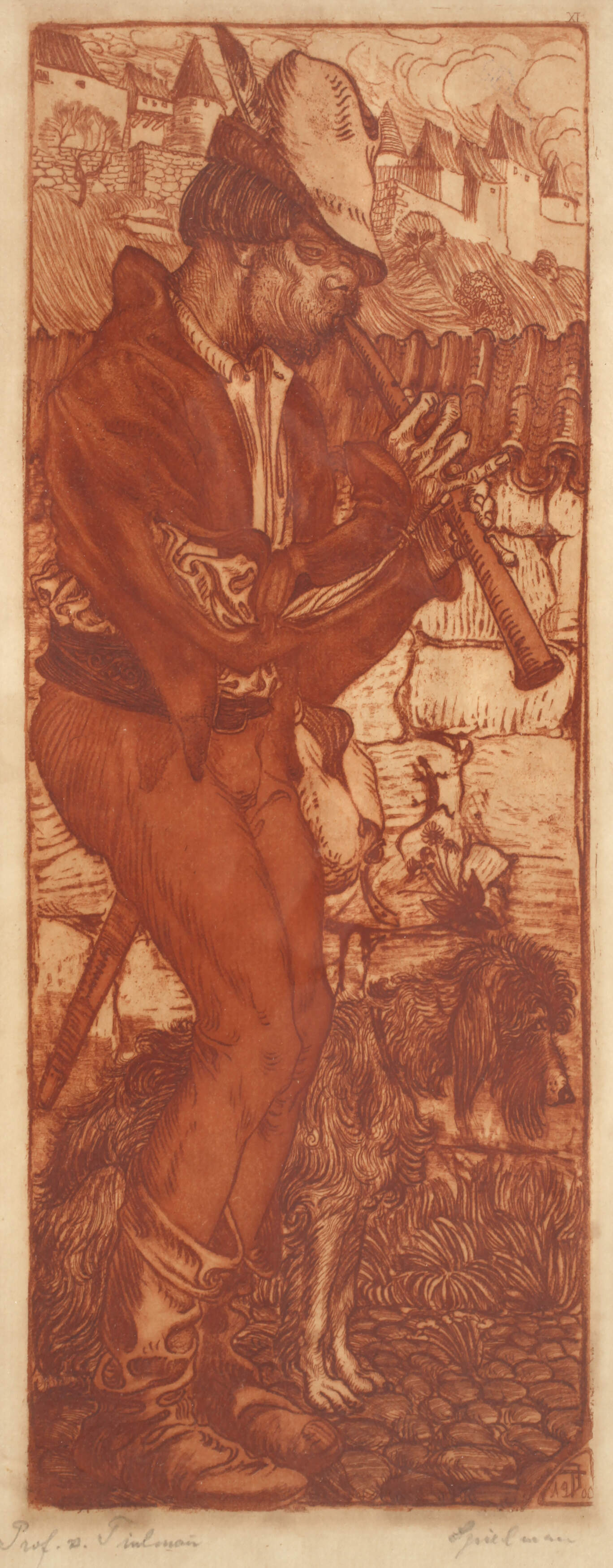 Ignatius Taschner, attr., "Spielmann"