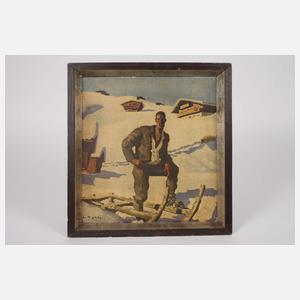 nach Alfons Walde, "Bergwinter"