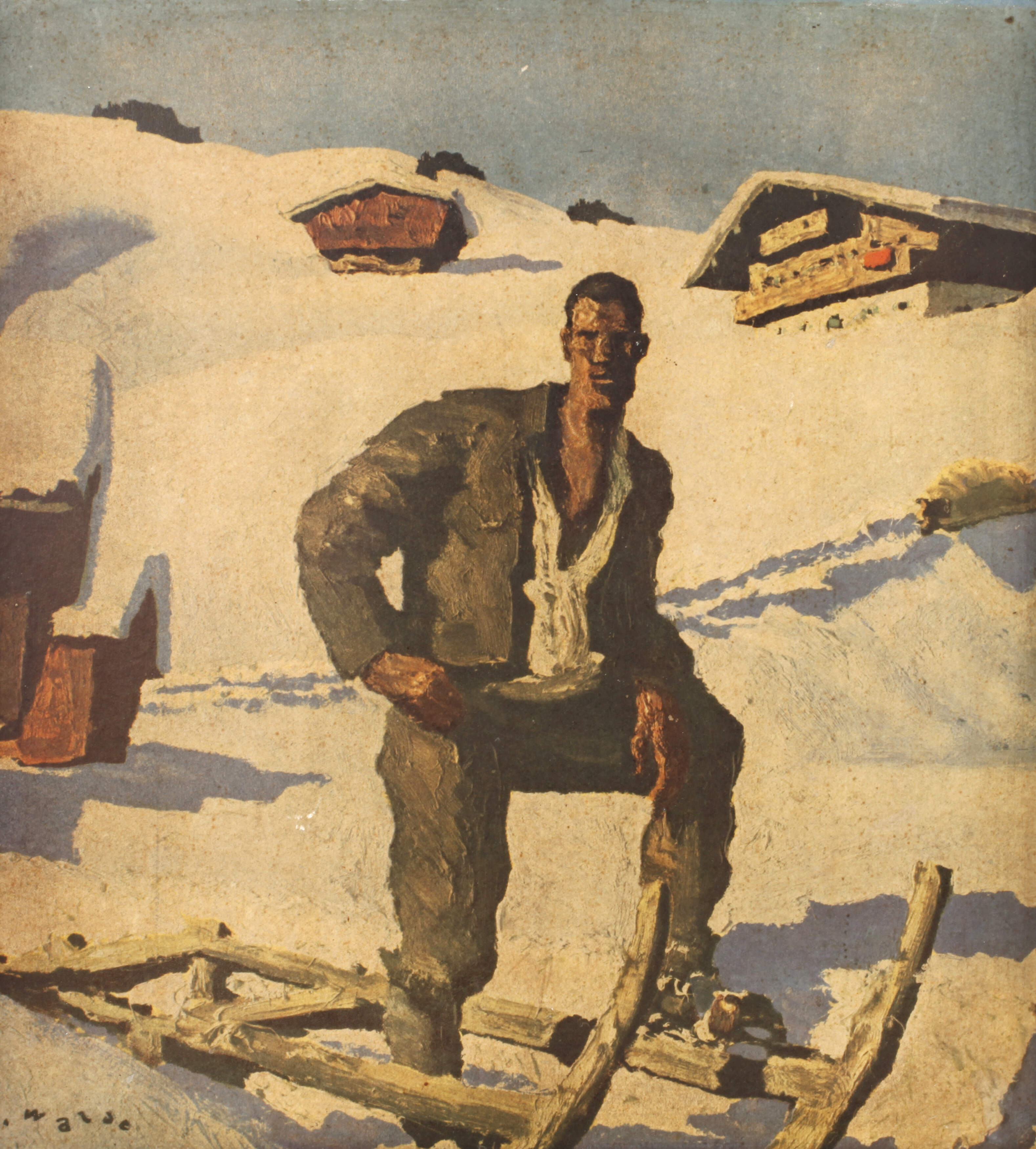 nach Alfons Walde, "Bergwinter"