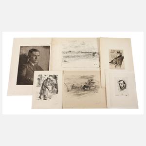 Heinrich Wolff, Graphikkonvolut