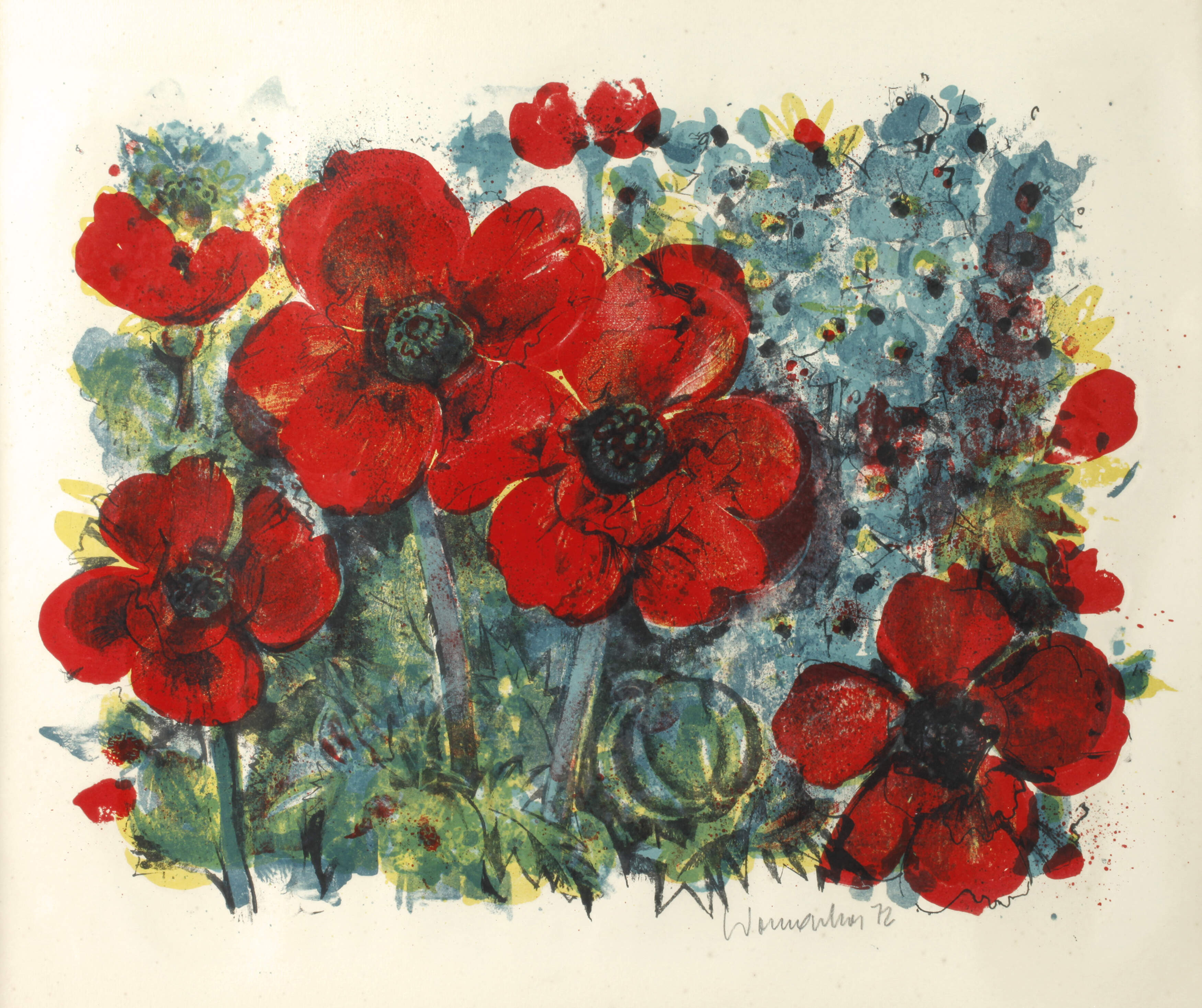 Walter Womacka, Blumenstillleben