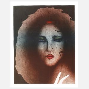 Paul Wunderlich, Frauenportrait