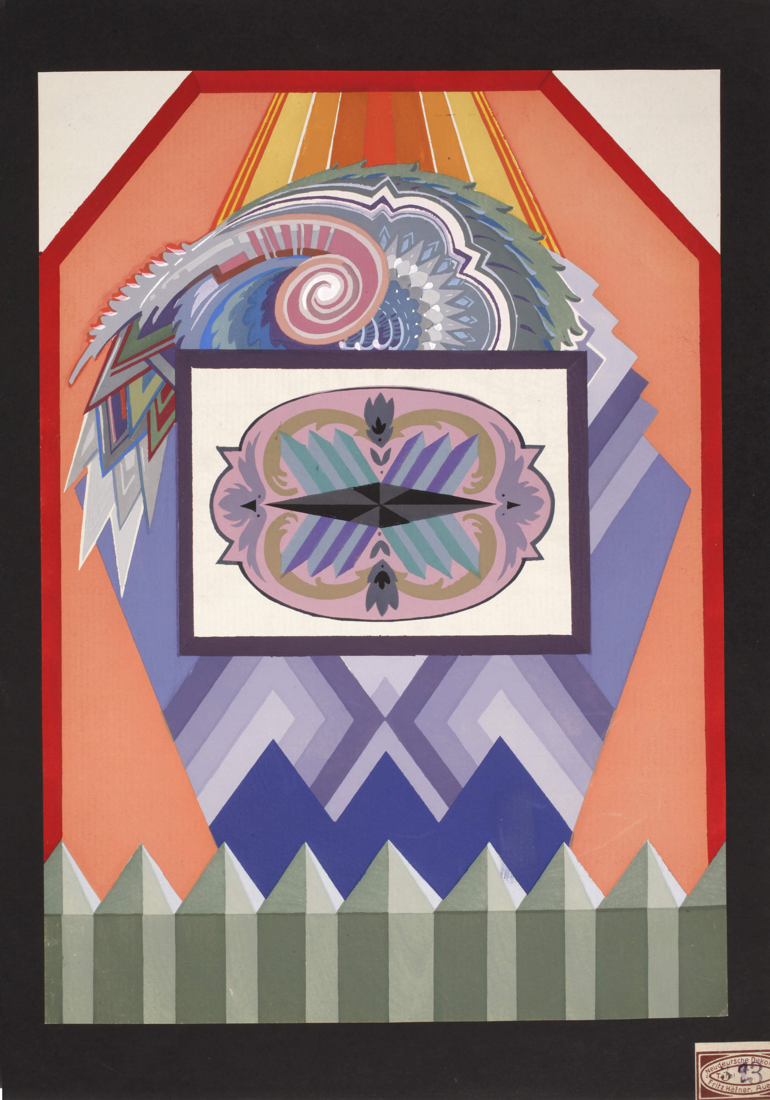 Art déco-Komposition