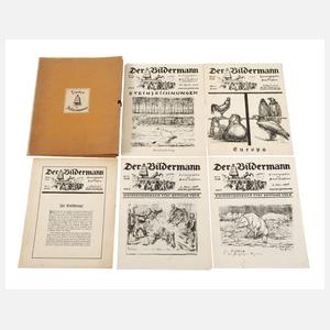 Paul Cassirer, Mappe "Lieder des Bildermanns"