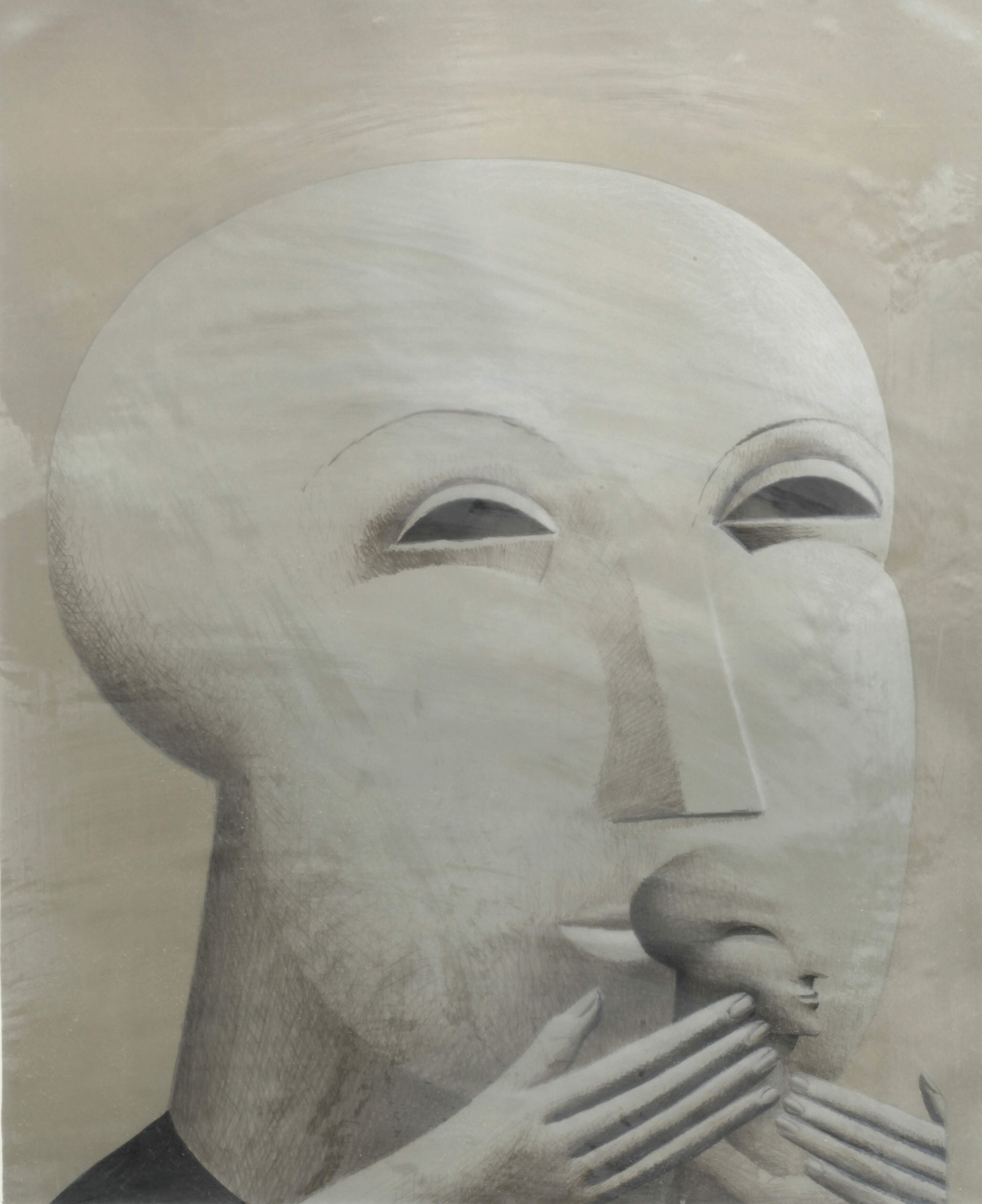 Horst Antes, "Mutter und Kind"