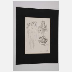 Salvador Dali, attr., Frauenpaar