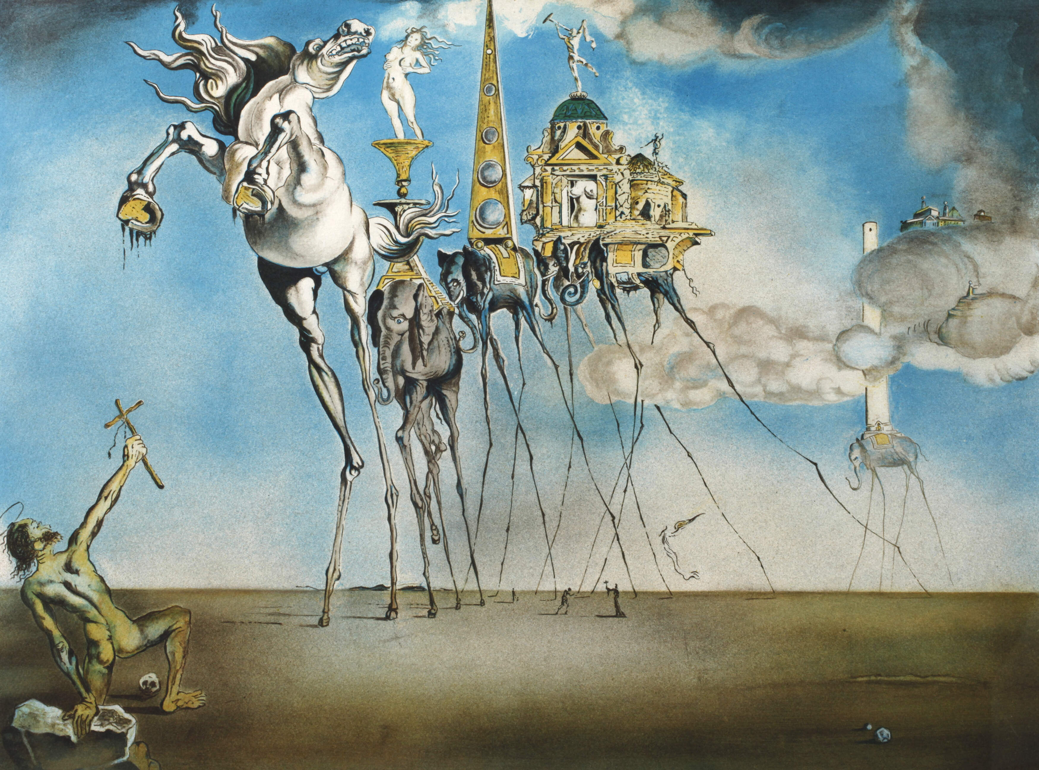 Salvador Dali, "Die Versuchung des Hl. Antonius"