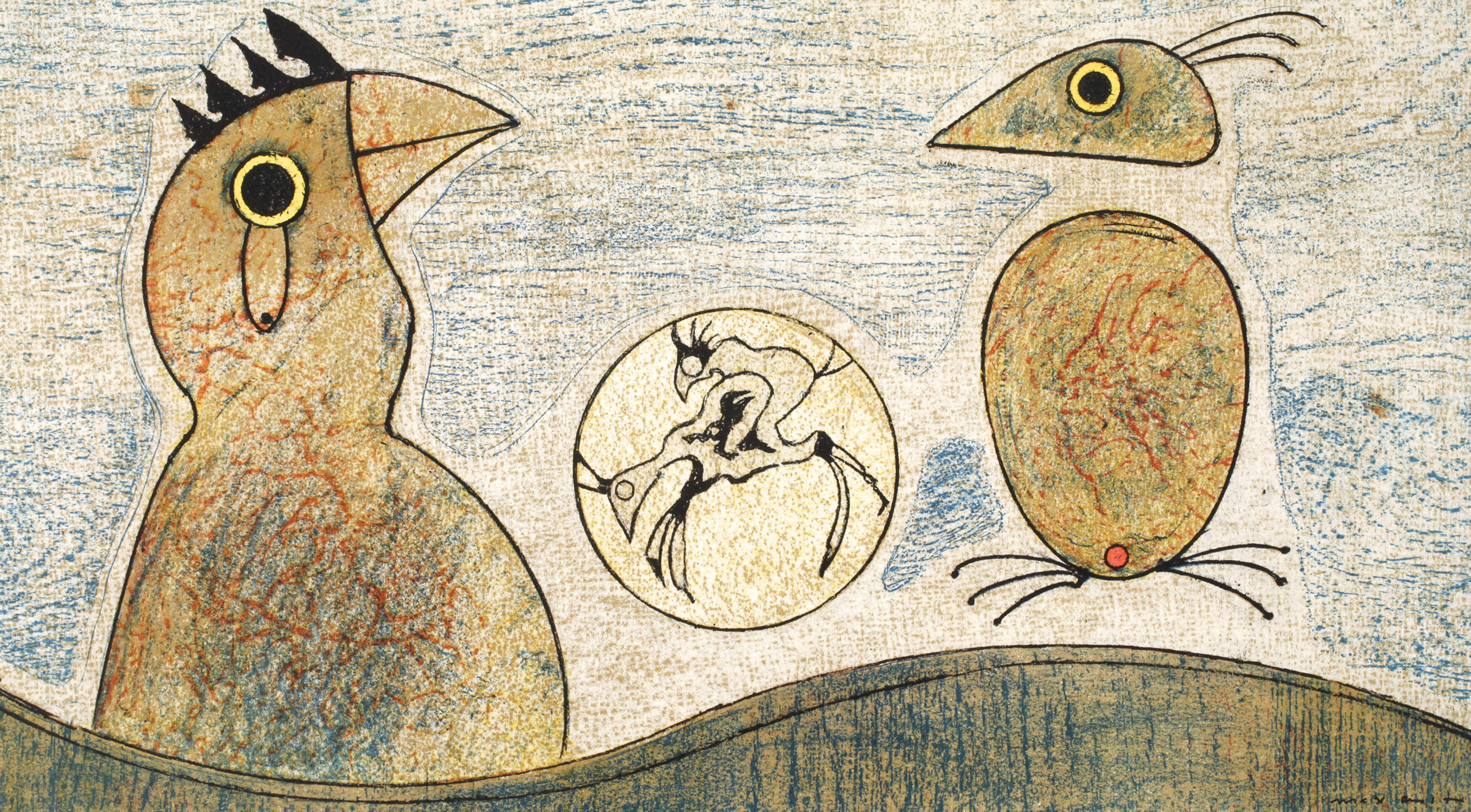 Max Ernst, "Oiseaux Souterrains"