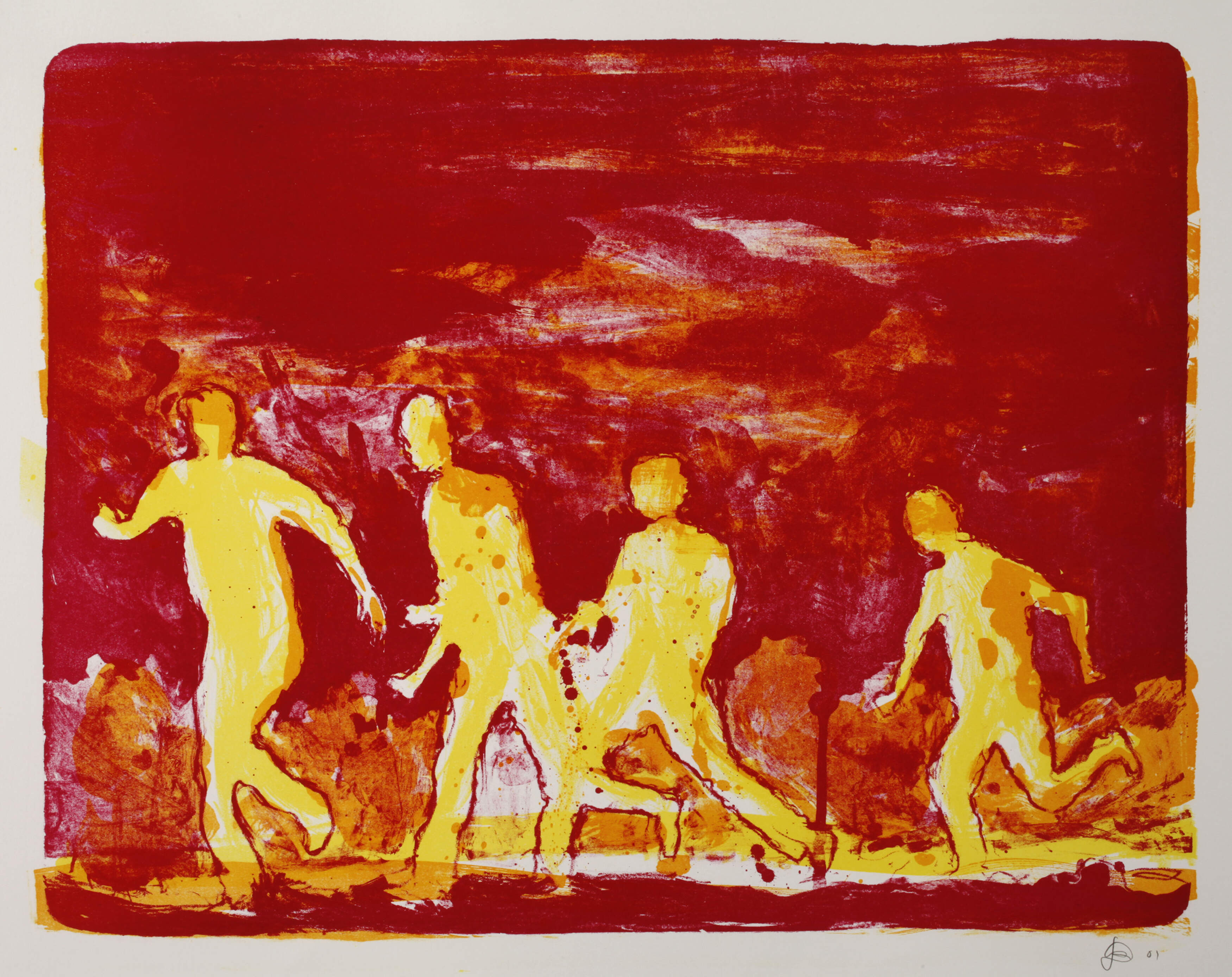 Daniel Richter, "Rasende Irre"