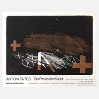 Antoni Tápies, Plakat "Die Praxis der Kunst"111