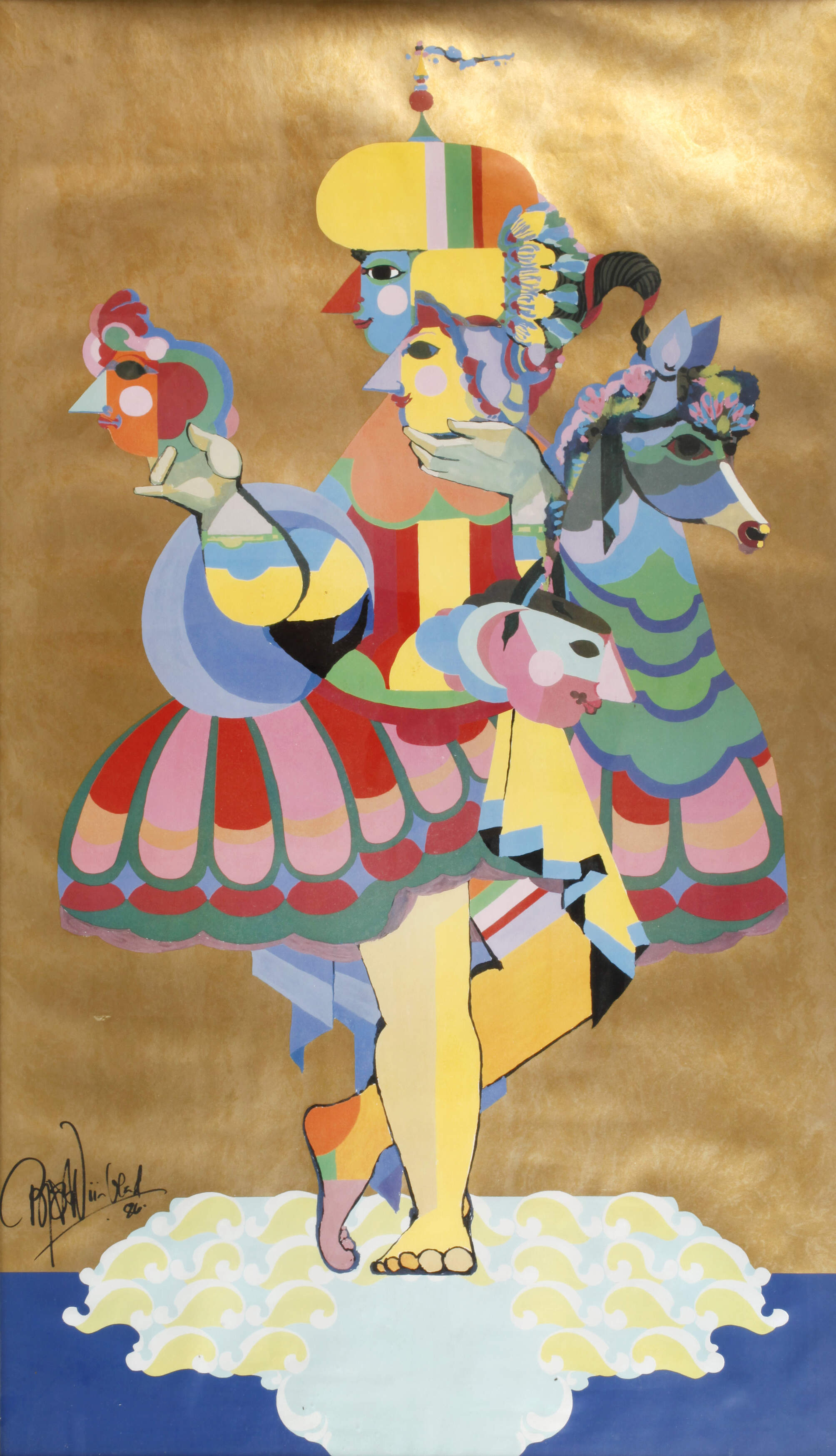 Bjørn Wiinblad, "Carnival"