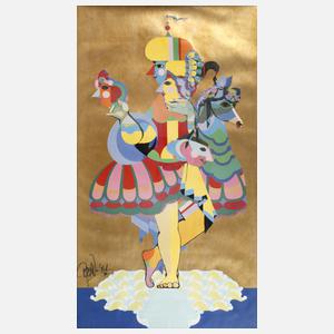 Bjørn Wiinblad, "Carnival"