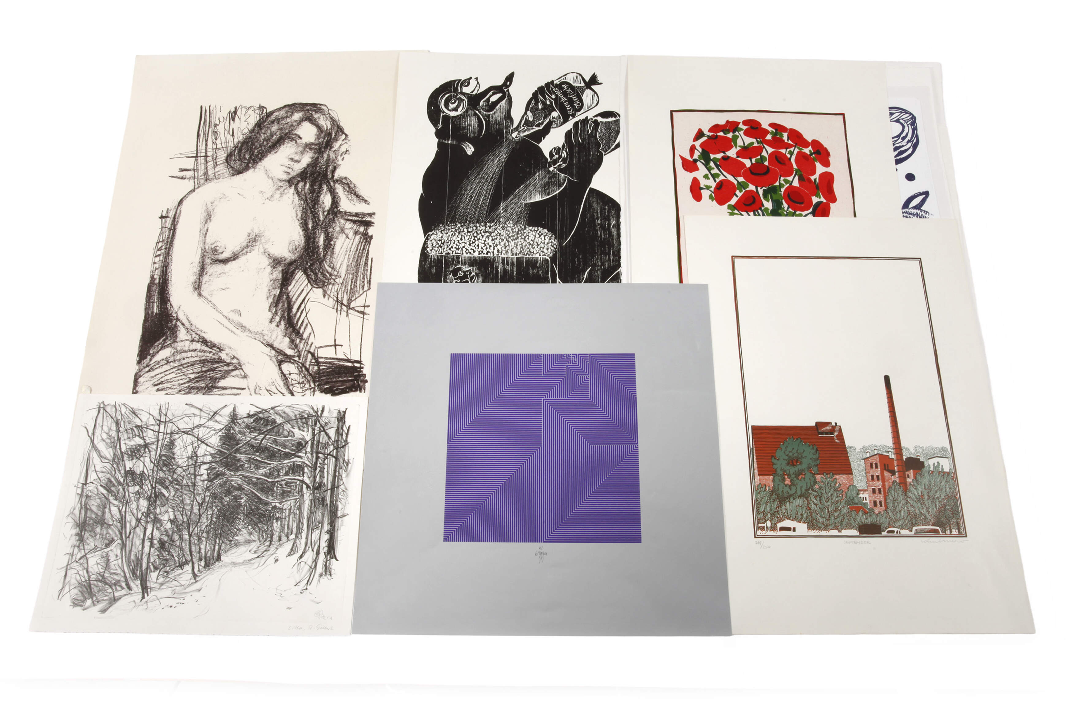 Sammlung zeitgenössische Graphiken