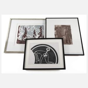 Konvolut moderne Graphiken