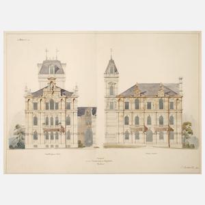 Carl F. Beisbarth sen., Villenentwurf in Pforzheim