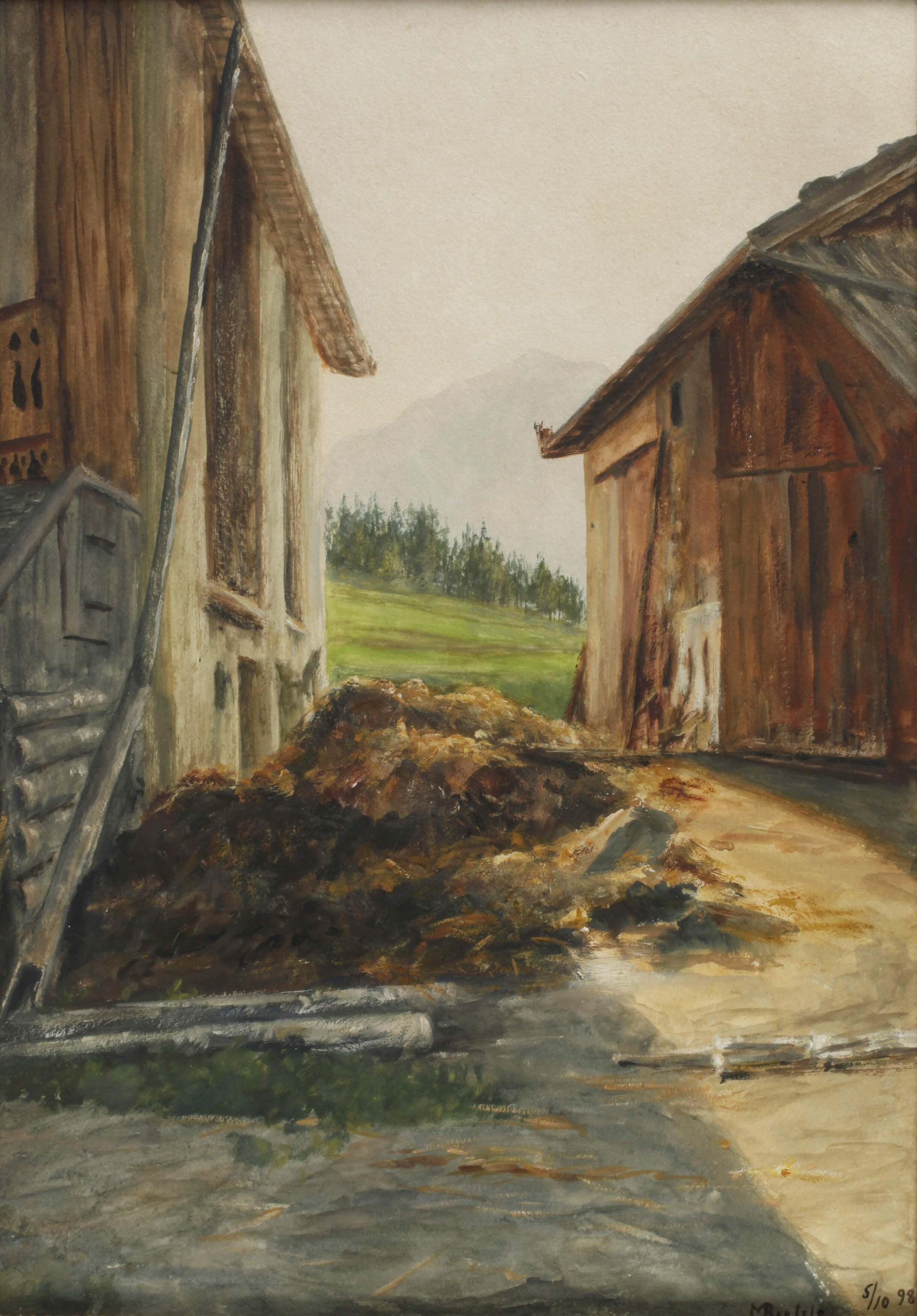 Minna Bartels, Tiroler Bauernhof