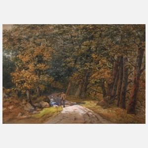 William Bradley, attr., Rast im Wald