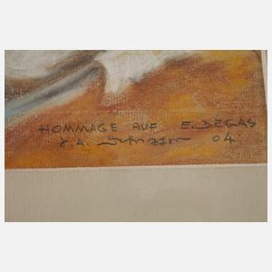 Defregger, Konvolut "Hommage auf Degas"