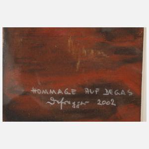 Defregger, Konvolut "Hommage auf Degas"