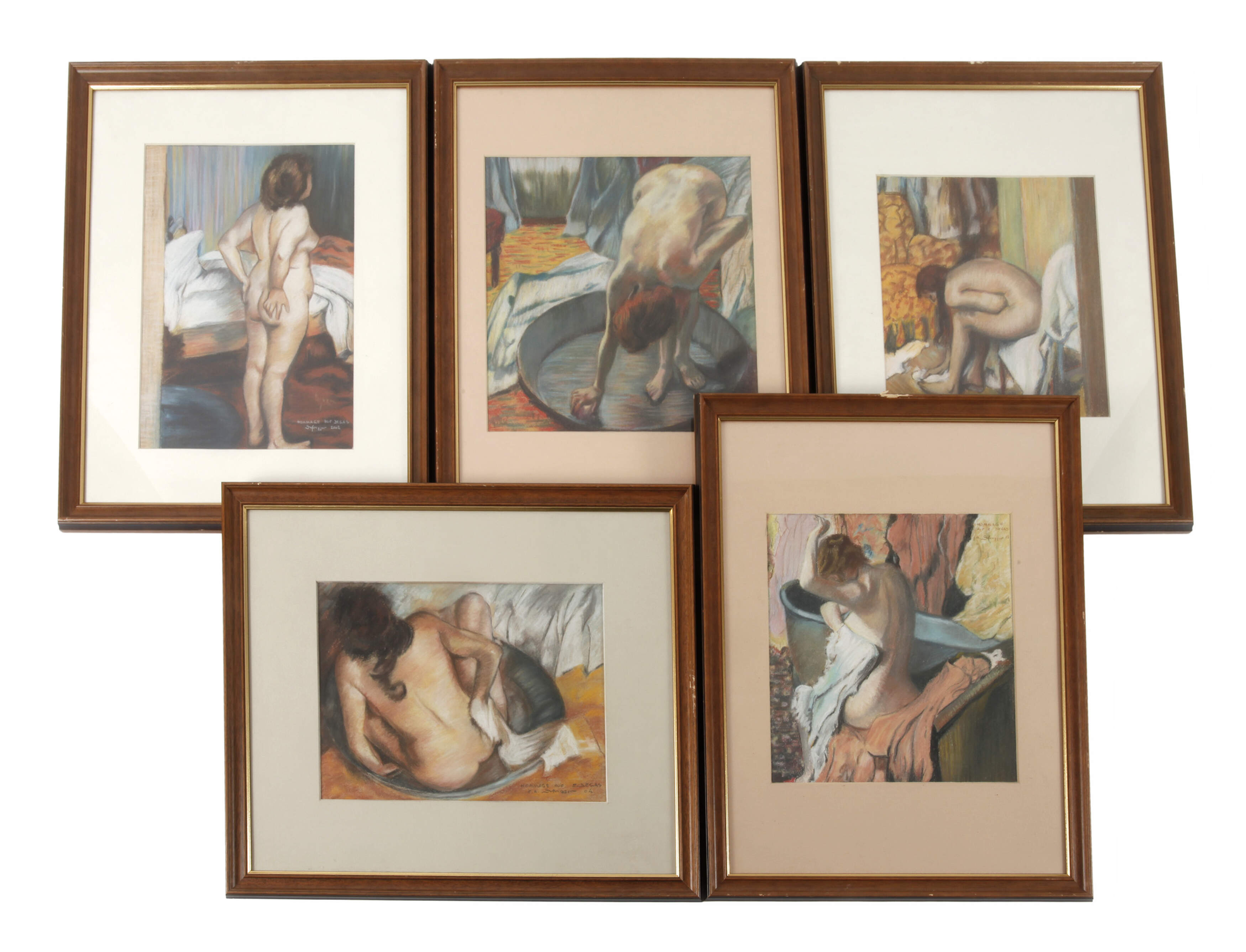 Defregger, Konvolut "Hommage auf Degas"